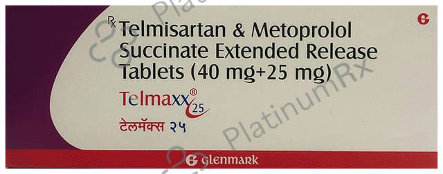 Telmaxx 25/40mg Tablet ER 10s