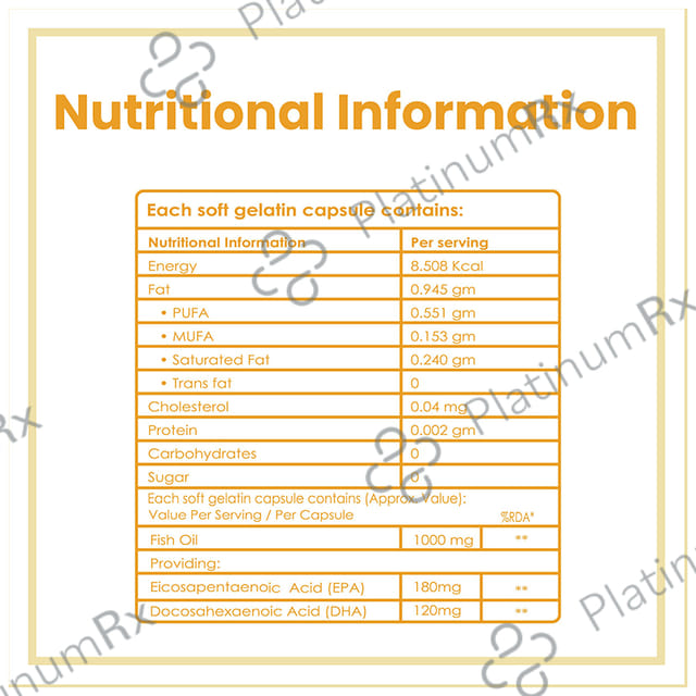 Ambrosial Omega 3 Fish Oil Softgels 60s