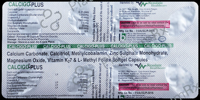 Calcigo Plus Softgel Capsule
