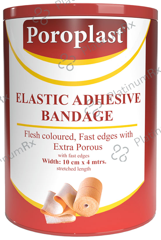 Poroplast Elastic Adhesive Bandage 10cm x 4m