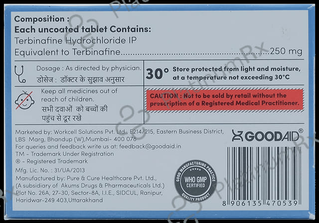 Terbigood 250 Tablet