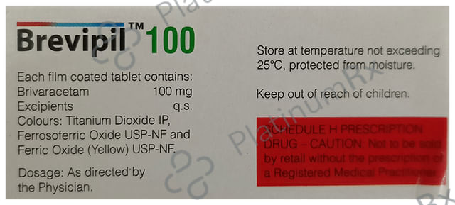 Brevipil 100mg Tablet 10s