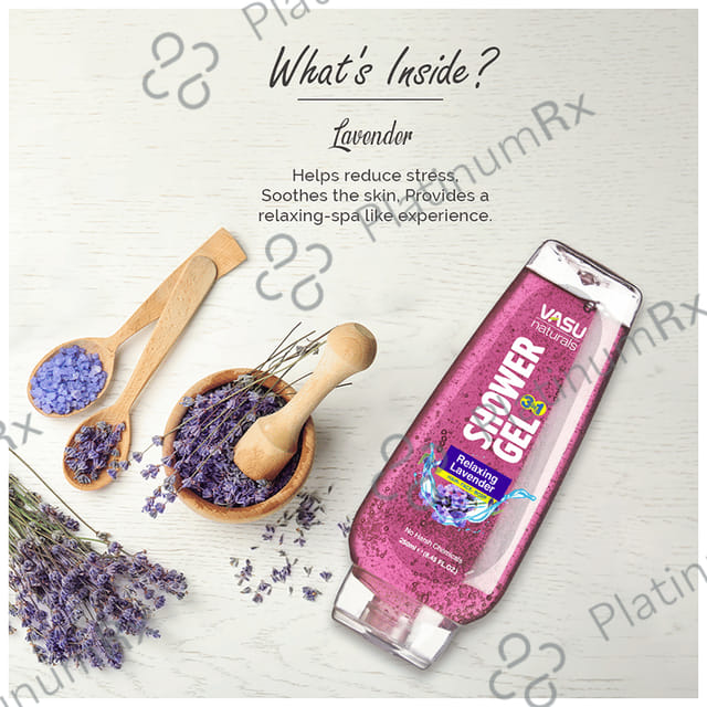 Vasu 3in1 Shower Body Wash Relaxing Lavender