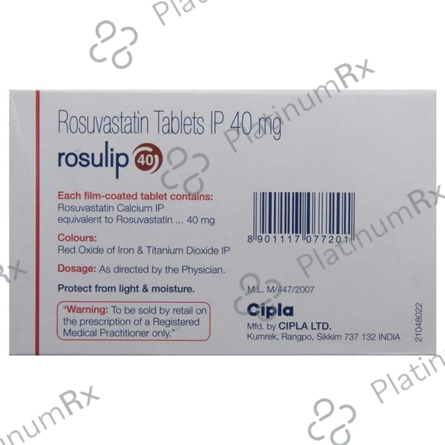 Rosulip 40mg Tablet 10s