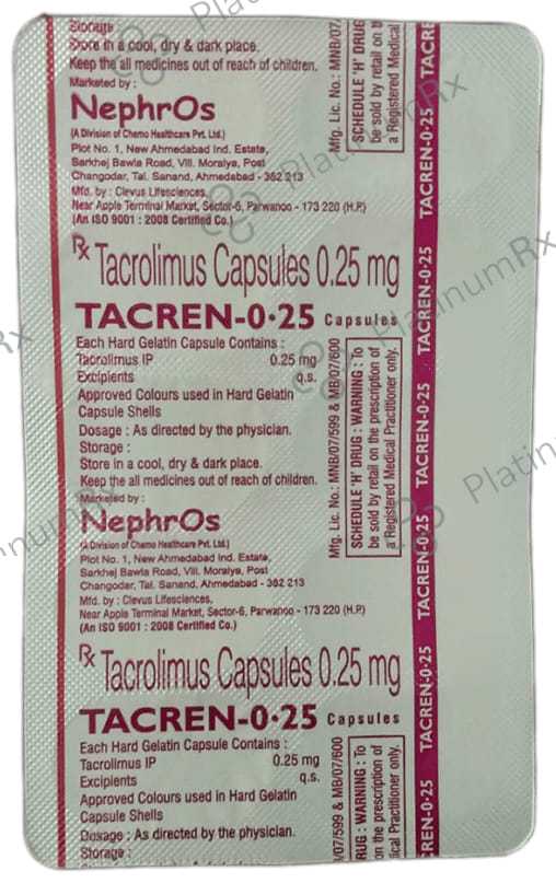 Tacren 0.25 Capsule