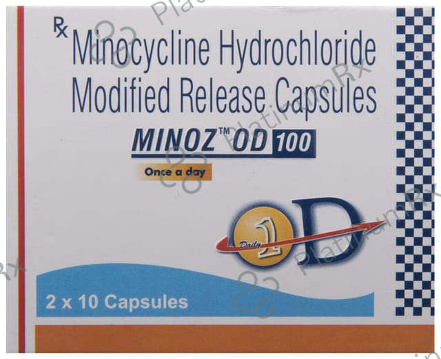 Minoz OD 100mg Capsule MR 10s