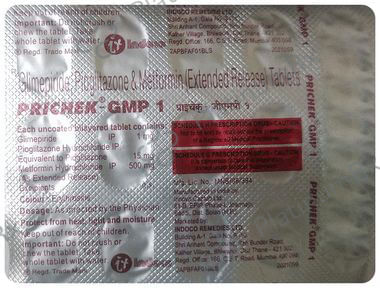 Prichek GMP 1 Tablet ER 15s