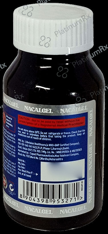 Nacal Gel Paan and Mint flavour Sugar Free Oral Suspension