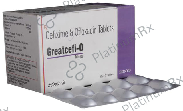 Greatcefi O 200/200mg Tablet 10s