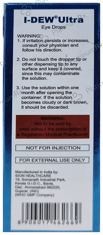 I Dew Ultra 1% Eye Drop 10ml