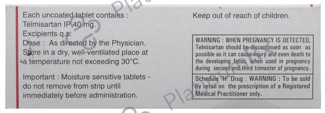 Telmikaa 40mg Tablet 10s
