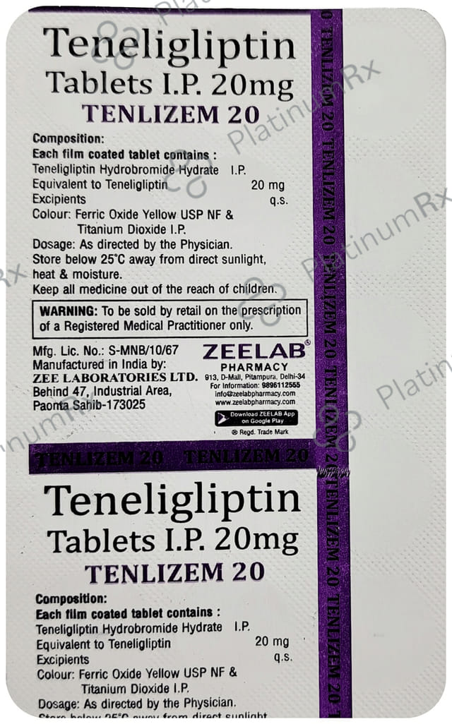 Tenlizem 20 Tablet 15 Tablet