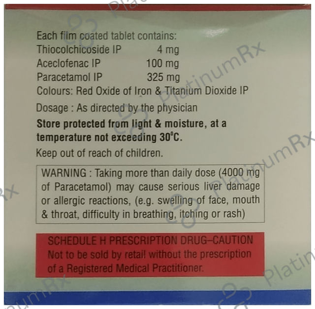 Signoflam TH 100/325/4mg Tablet 10s
