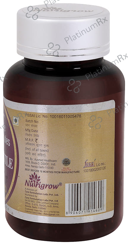 Nutrigrow Milk Thistle Veg Capsule 30 vegicaps