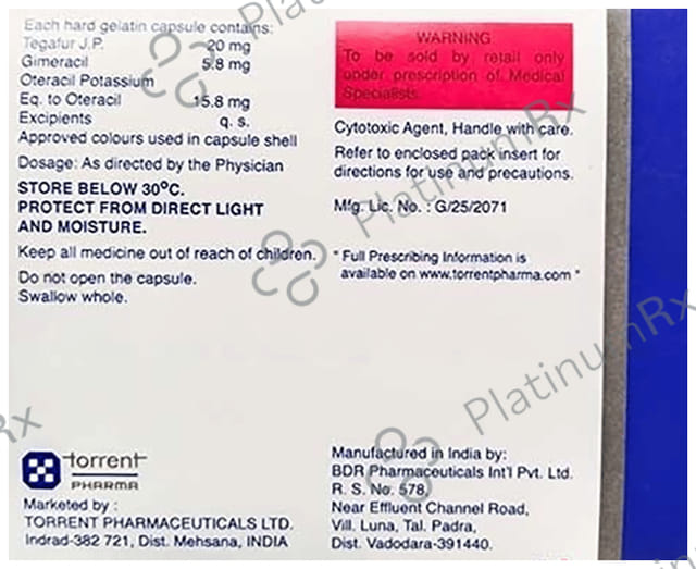 Tegoyes 5.8mg/15.8mg/20mg Capsule