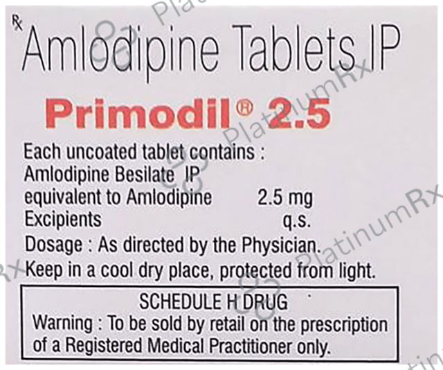 Primodil 2.5mg Tablet 10s
