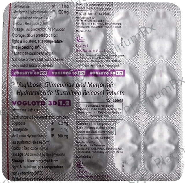 Vogloyd 3D 1/500/0.2mg Tablet SR 15s