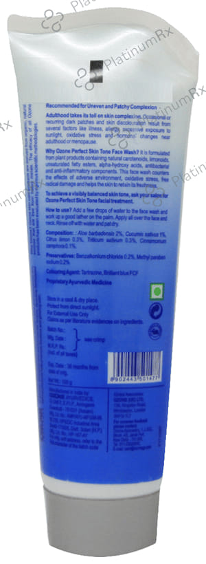 Ozone Perfect Skin Tone Face Wash