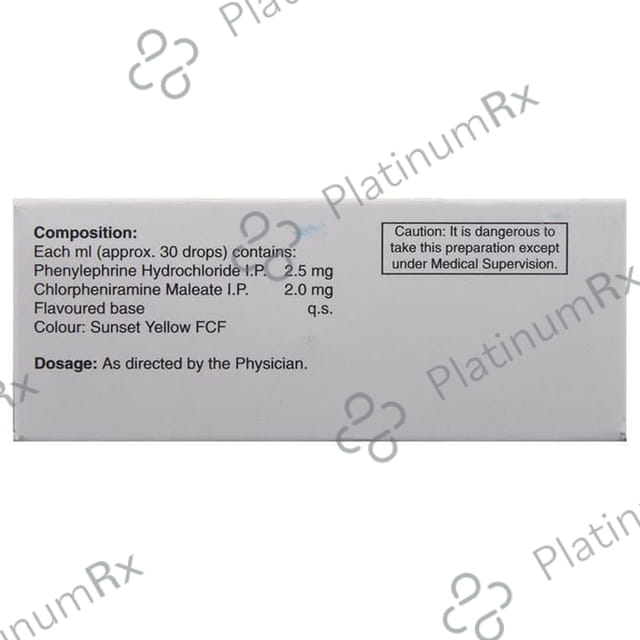 Alex Plus Paediatric 2/2.5mg Oral Drop 15ml