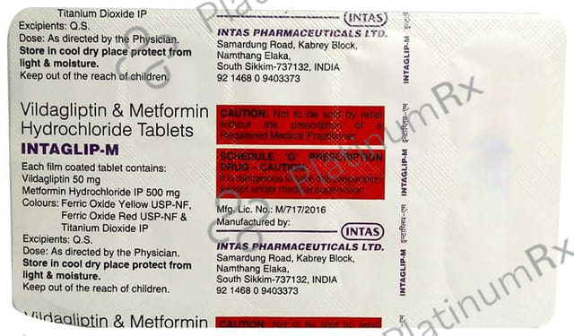 Intaglip M 500/50mg Tablet 10s