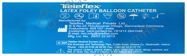 Rusch Foley Catheter 16FR 1s