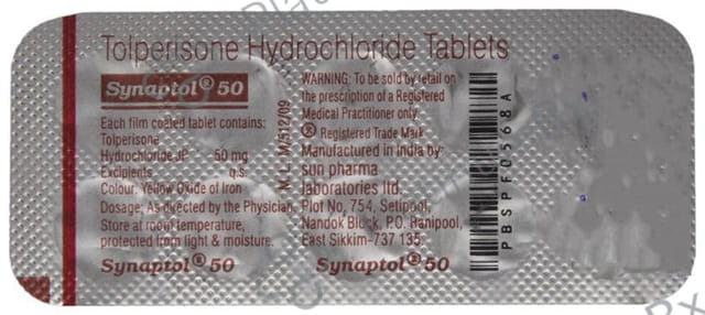 Synaptol 50mg Tablet 10s