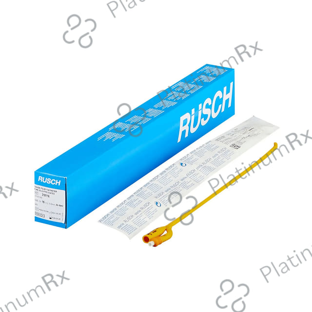 Rusch Foley 18FR 2 Way Catheter 1s