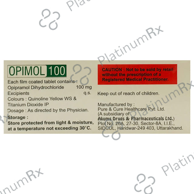 Opimol 100mg Tablet