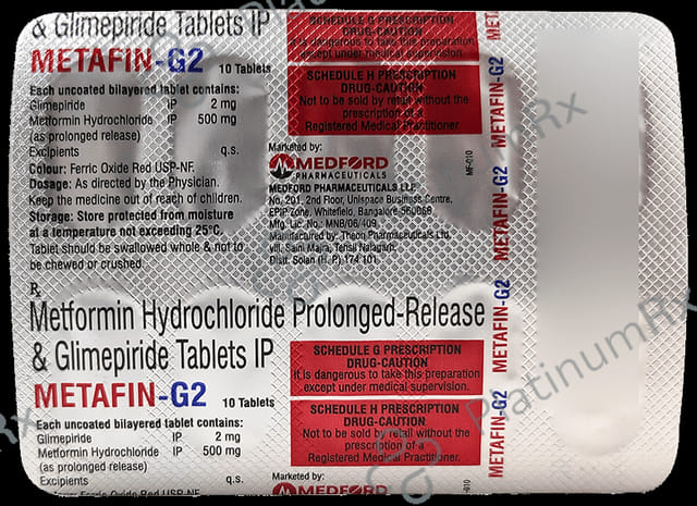 Metafin G 2 Tablet PR