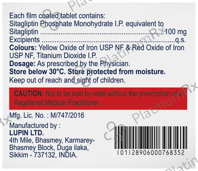 Sitabend 100mg Tablet 10s