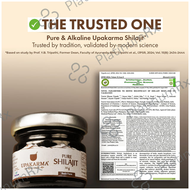 Upakarma Ayurveda Pure Shilajit Resin Form Mega Pack