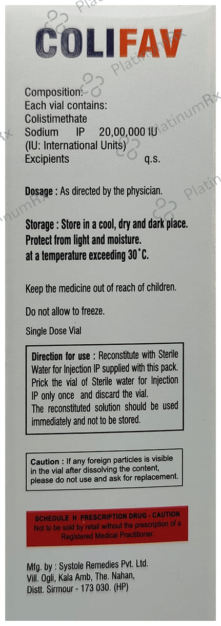 Colifav Injection