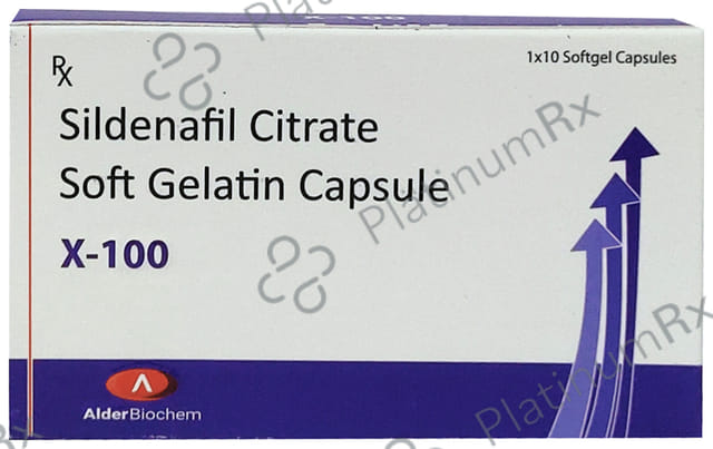 X 100 Soft Gelatin Capsule