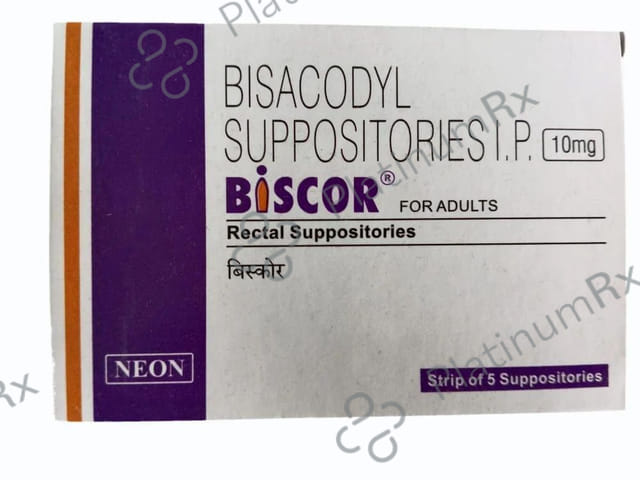 Biscor 10mg Suppository 5s