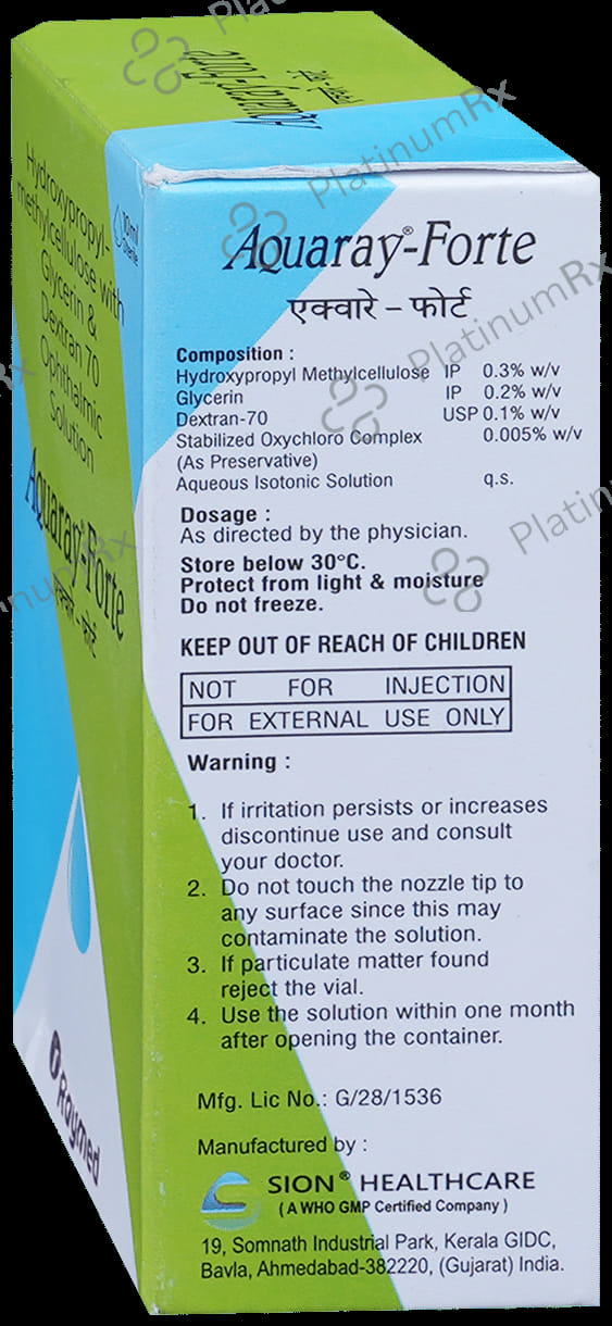 Aquaray Forte Ophthalmic Solution 10ml