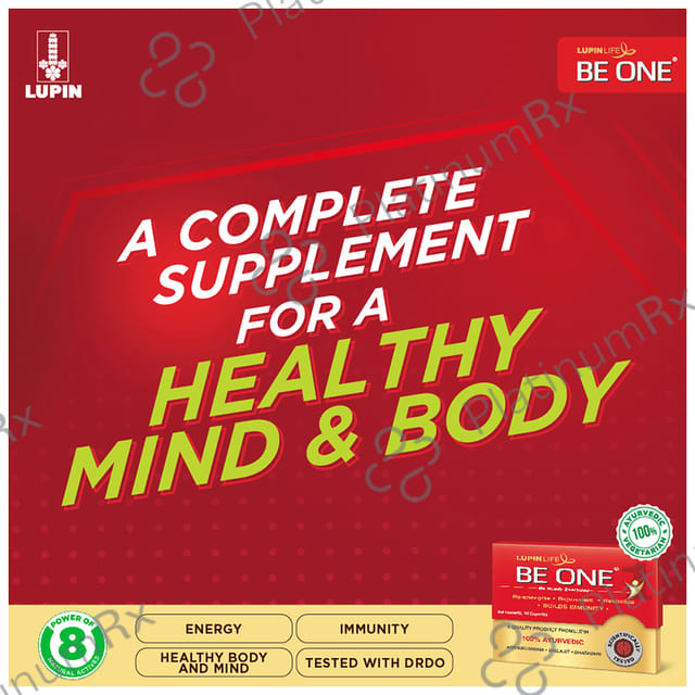 Lupin Life Be One Capsule with Ashwagandha and Shilajit 10s