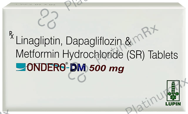 Ondero DM 500/10/5mg Tablet SR 10s