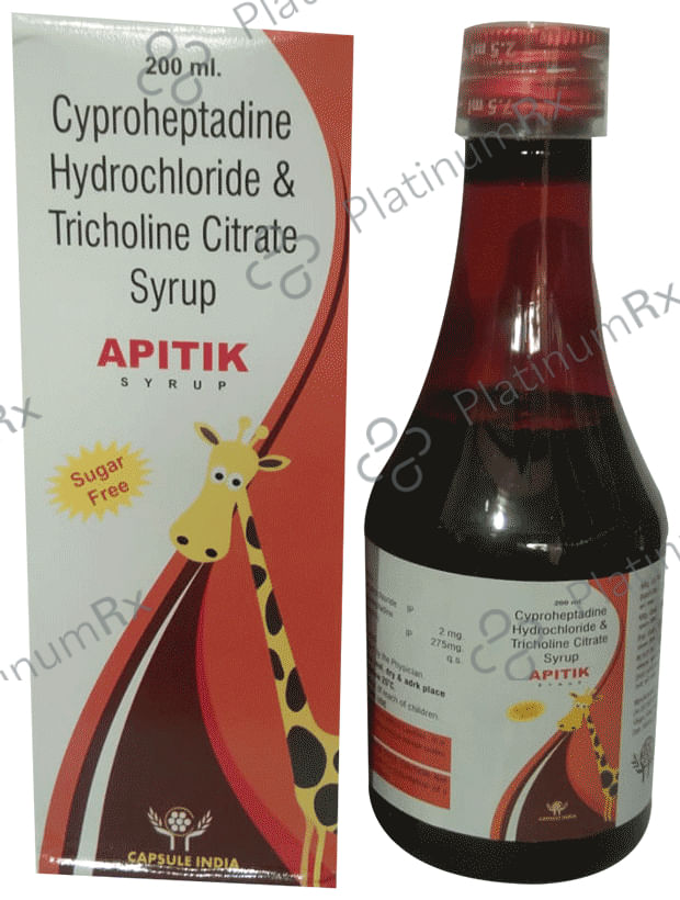 Apitik Syrup Sugar Free