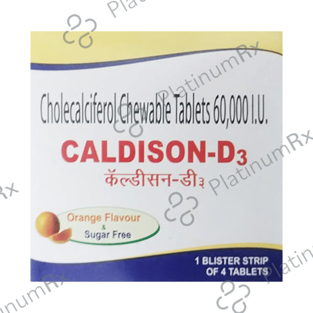 Caldison D3 60K Chewable Tablet 4s