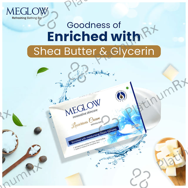 Meglow Luxurious Cream Bathing Bar