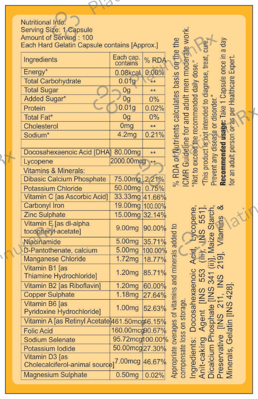 Oxy Power-Zio Capsule