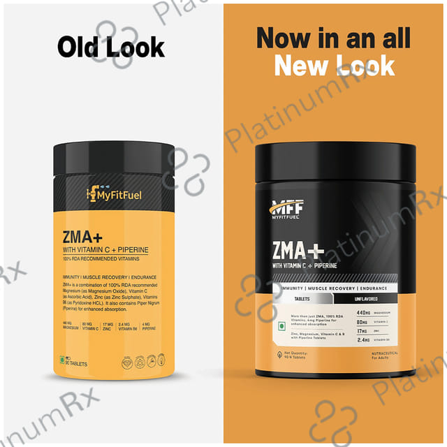 MyFitFuel ZMA+ with Vitamin C & Piperine Tablet 90 tablets