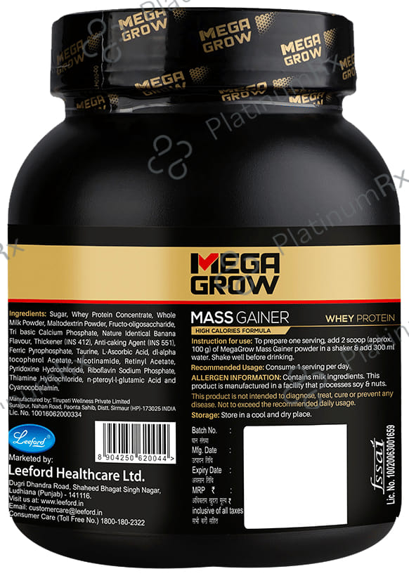 Megagrow Mass Gainer Banana