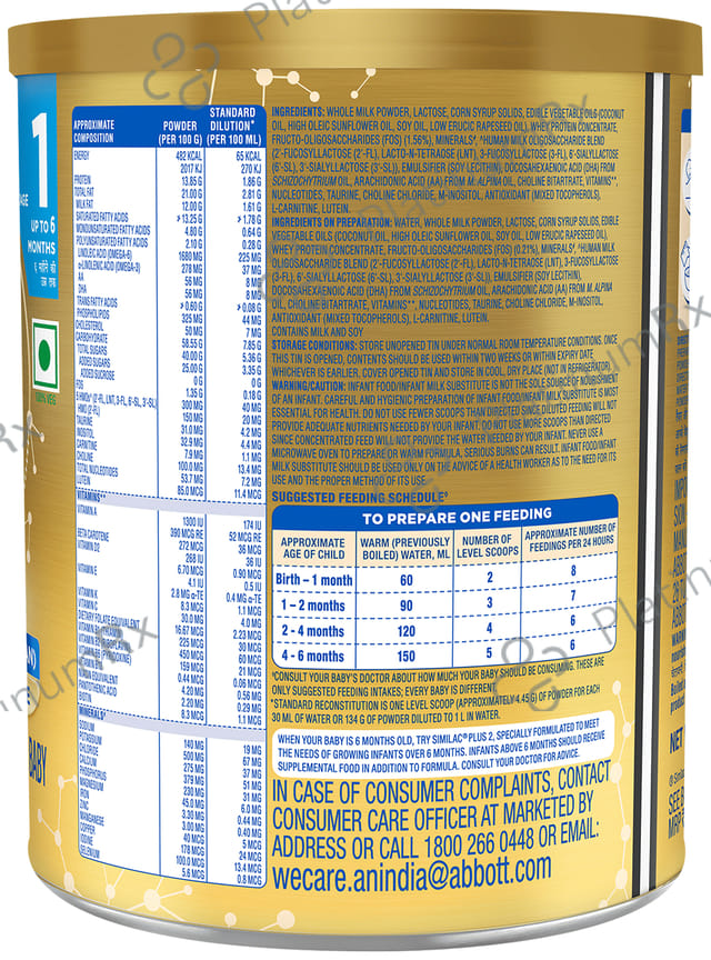 Similac Plus Infant Stage 1 Powder 400gm