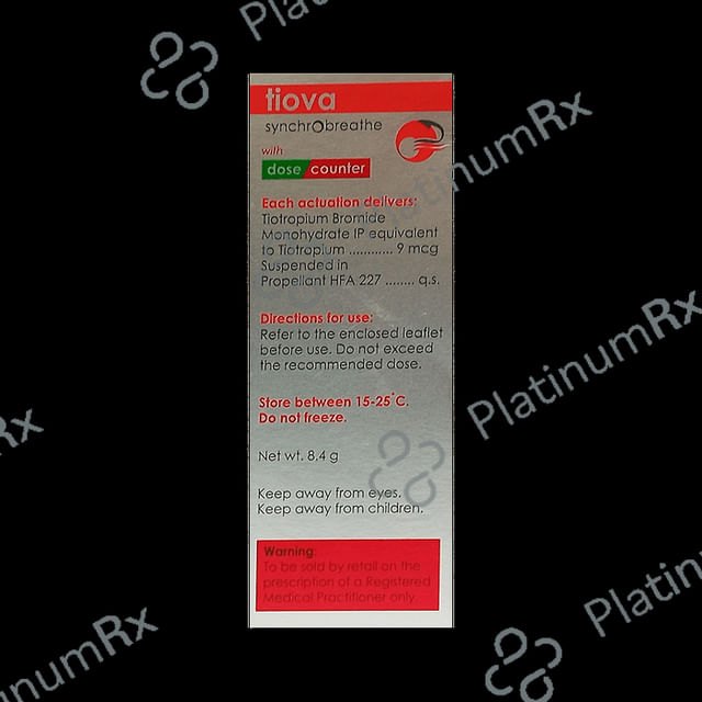 Tiova Synchrobreathe Inhaler 9mcg 120MDI