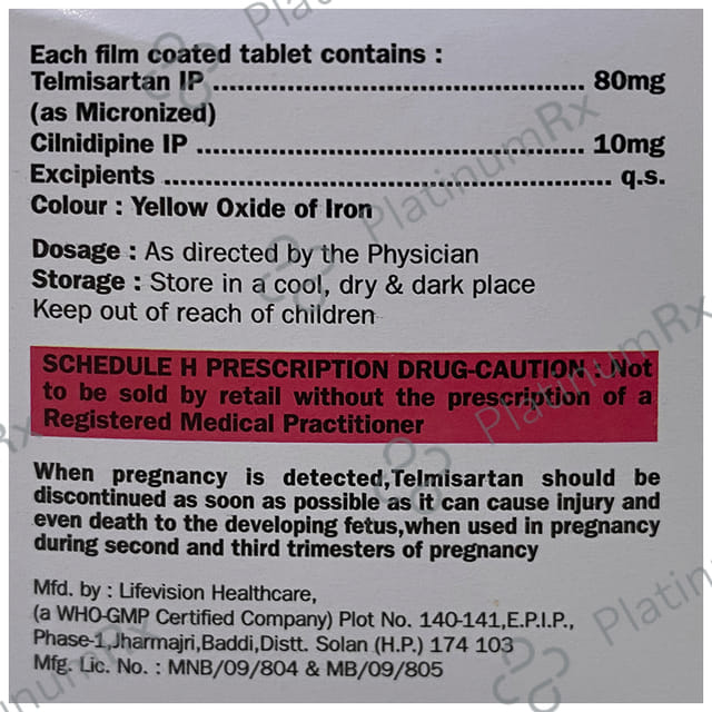 Telonyx LN 80mg Tablet 10s