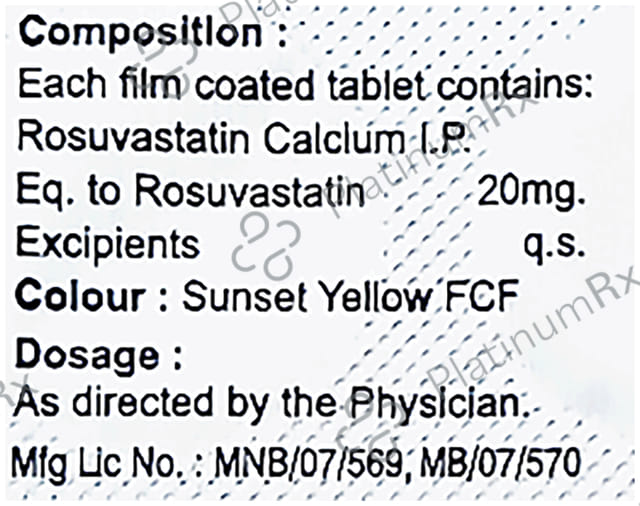 Rozutin 20mg Tablet