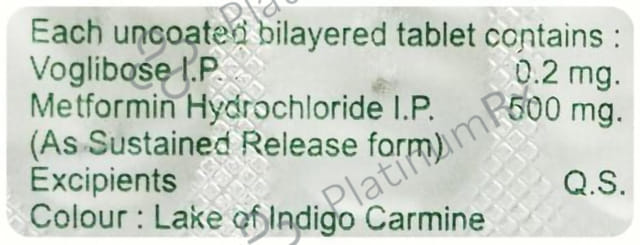 Voglyson-M 500mg/0.2mg Tablet SR
