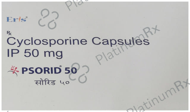 Psorid 50mg Capsule 10s