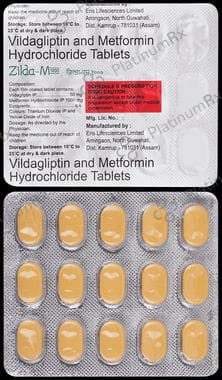 Zilda M 1000/50mg Tablet 15s